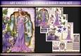 Art Deco Lady Sophia 4 Sheet Mini Kit Lilac