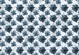 Poinsettia Christmas Spread Blue