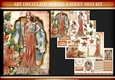 Art Deco Lady Sophia 4 Sheet Mini Kit Peach