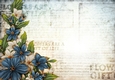 Sophia Floral Spray Paper Blue