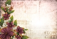 Sophia Floral Spray Paper Dark Pink