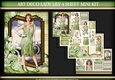 Art Deco Lady Lily 4 Sheet mini Kit Green