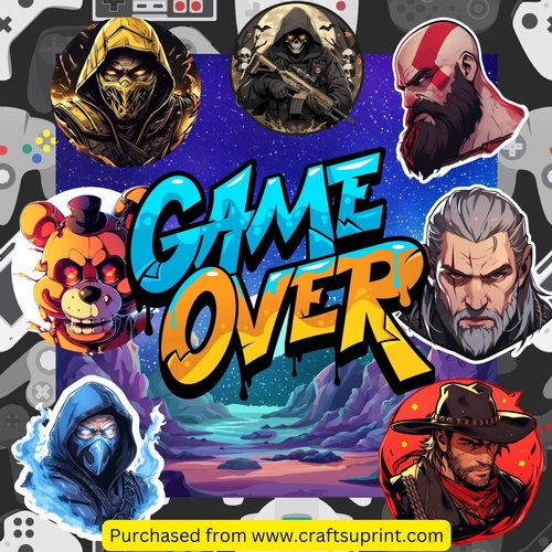 Gaming Birthday Card Mini Kit