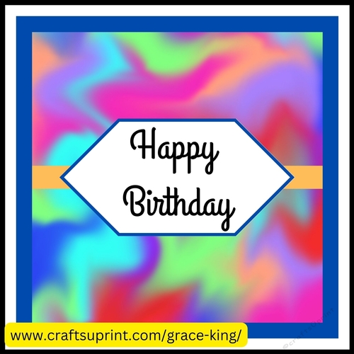 Tie-Dye Birthday Card Mini Kit