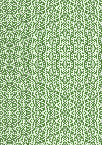 English Country Garden Single Sheet of A4 Patterned Paper4 for Scrapbooking, Card Making, etc. In Shades of Green Design 01