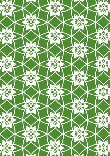 English Country Garden Single Sheet of A4 Patterned Paper for Scrapbooking, Card Making, etc. In Shades of Green Design 04