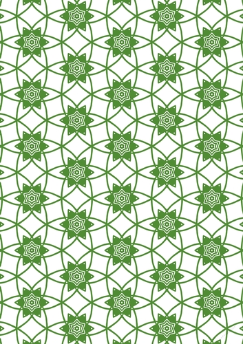 English Country Garden Single Sheet of A4 Patterned Paper for Scrapbooking, Card Making, etc. In Shades of Green Design 07