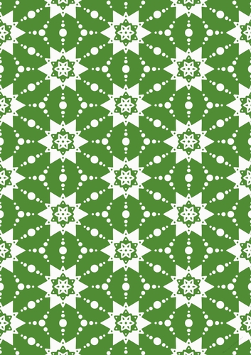English Country Garden Single Sheet of A4 Patterned Paper for Scrapbooking, Card Making, etc. In Shades of Green Design 10