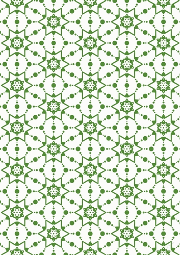 English Country Garden Single Sheet of A4 Patterned Paper for Scrapbooking, Card Making, etc. In Shades of Green Design 12