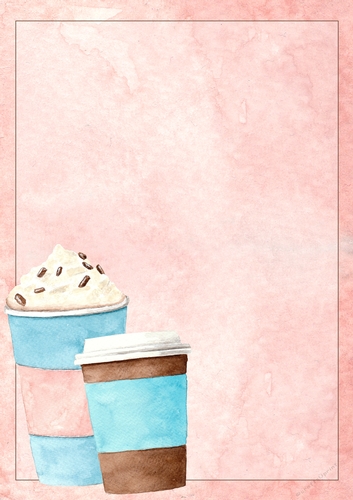 I Heart Hot Chocolate A4 Writing Paper 06