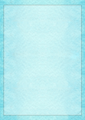 I Heart Hot Chocolate A4 Writing Paper Watercolour Plain Background Blue
