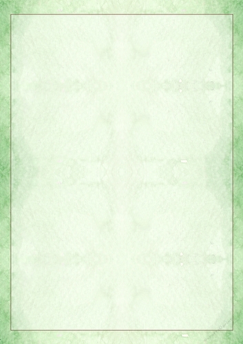 I Heart Hot Chocolate A4 Writing Paper Watercolour Plain Background Green