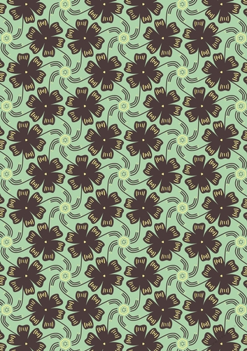 Boho Floral A4 scrapbooking patterned backing paper for cardmaking and other crafts 01