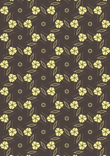 Boho Floral A4 scrapbooking patterned backing paper for cardmaking and other crafts 06