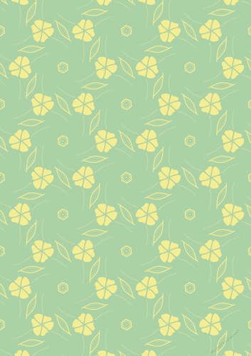 Boho Floral A4 scrapbooking patterned backing paper for cardmaking and other crafts 07