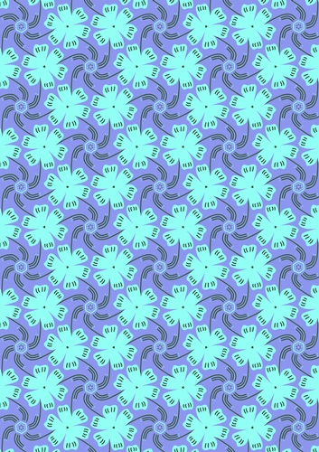 Boho Floral Bright Pattern A4 scrapbooking patterned backing paper for cardmaking and other crafts 09