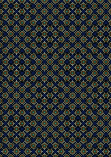 Kaleider Garden A4 Kaleidoscopic Floral Patterned Scrapbooking Paper