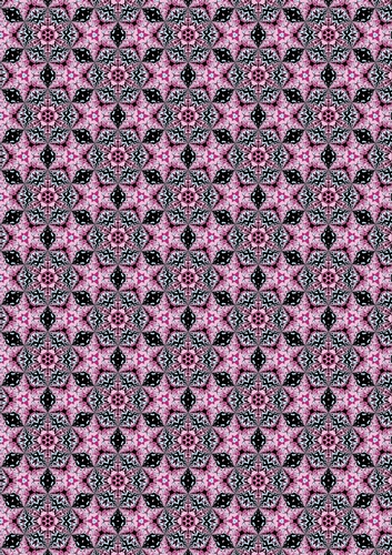Pink Rivers 01 Bright Pink Themed Patterned Paper A4 Sized Scrapbooking or Card Making Backing Paper