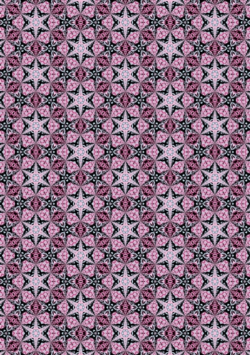 Pink Rivers 02 Bright Pink Themed Patterned Paper A4 Sized Scrapbooking or Card Making Backing Paper
