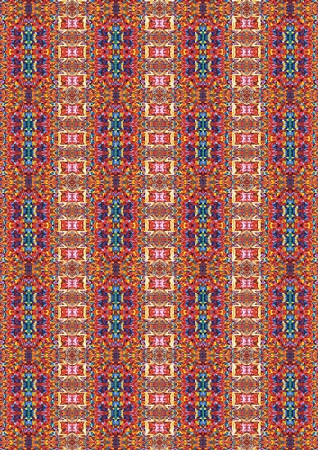 Once Upon an Oil Painting 10: Single Sheet of Abstract Oil Painting Inspired A4 Sized Patterned Backing Paper for Scrapbooking and Card Making Projects