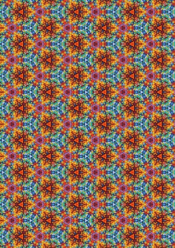 Once Upon an Oil Painting 13: Single Sheet of Abstract Oil Painting Inspired A4 Sized Patterned Backing Paper for Scrapbooking and Card Making Projects