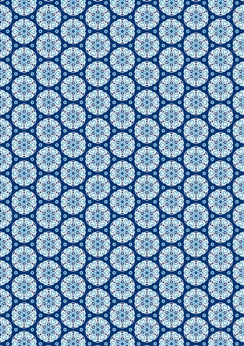 Blue Monochrome 06 A4 Sized Patterned Backing Paper for Card Making, Scrapbooking, in Shades of Blue