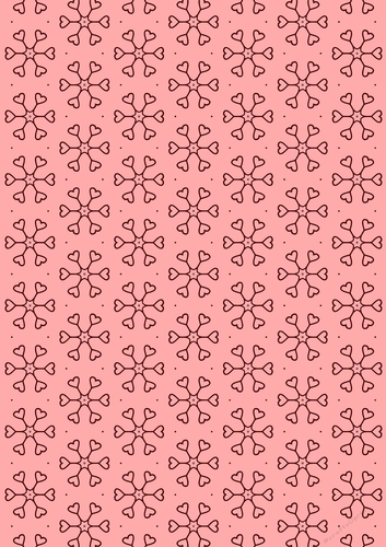 Valentines Hearts 10 A4 Patterned Paper for Scrapbooking, Card Making, etc.