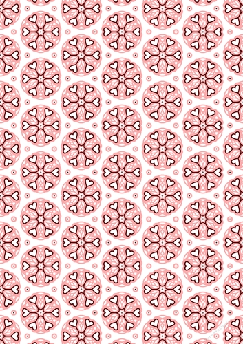 Valentines Hearts 12 A4 Patterned Paper for Scrapbooking, Card Making, etc.