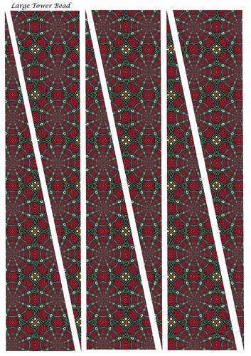 Large Tower Beads Template Design #41