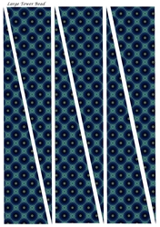 Large Tower Paper Beads Template Design #06