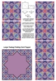 Teabag Folding Card Toppers Kit With Two Folding Cards and Two Sizes; Design 21