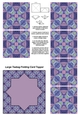 Teabag Folding Card Toppers Kit With Two Folding Cards and Two Sizes; Design 22