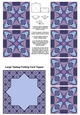 Teabag Folding Card Toppers Kit With Two Folding Cards and Two Sizes; Design 23