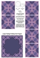 Teabag Folding Card Toppers Kit With Two Folding Cards and Two Sizes; Design 24