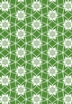 English Country Garden Single Sheet of A4 Patterned Paper for Scrapbooking, Card Making, etc. In Shades of Green Design 04