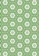 English Country Garden Single Sheet of A4 Patterned Paper for Scrapbooking, Card Making, etc. In Shades of Green Design 05