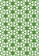 English Country Garden Single Sheet of A4 Patterned Paper for Scrapbooking, Card Making, etc. In Shades of Green Design 06