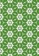 English Country Garden Single Sheet of A4 Patterned Paper for Scrapbooking, Card Making, etc. In Shades of Green Design 10