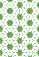 English Country Garden Single Sheet of A4 Patterned Paper for Scrapbooking, Card Making, etc. In Shades of Green Design 11