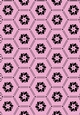 Single Sheet of A4 Patterned Paper for Scrapbooking, Card Making, etc. Geometric Pink Black Design 04