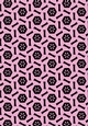 Single Sheet of A4 Patterned Paper for Scrapbooking, Card Making, etc. Various Geometric Pink and Black Design 05