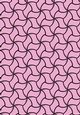 Single Sheet of A4 Patterned Paper for Scrapbooking, Card Making, etc. Various Geometric Pink and Black Design 09