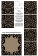 Teabag Folding Card Toppers Kit With Two Folding Cards and Two Sizes; Design 38