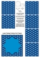 Teabag Folding Card Toppers Kit With Two Folding Cards and Two Sizes; Design 40