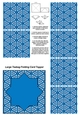 Teabag Folding Card Toppers Kit With Two Folding Cards and Two Sizes; Design 44