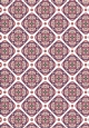 Flow Through 07: Single Sheet of A4 Abstract Pink Geometric Patterned Backing Paper for Scrapbooking, Card Making Etc.