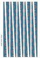 Small Tower Shaped Paper Bead Template Design #31