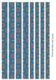Tube Shaped Paper Bead Template Design #31