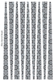 Small Oval Shaped Paper Bead Template Design #32