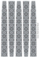 Extra Large Oval Shaped Paper Bead Template Design #32